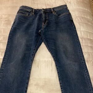Flint and Tinder jeans men's size 33x32 slim fit medium/dark wash stretch